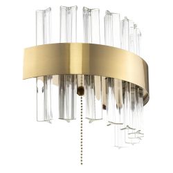 Citilux Рианна CL337313 LED Бра хрустальное с выключателем Бронза