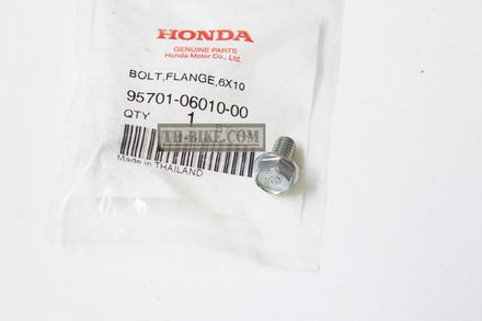 95701-06010-00. BOLT, FLANGE, 6X10