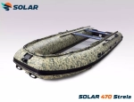 Лодка надувная моторная solar-470 strela jet tunnel