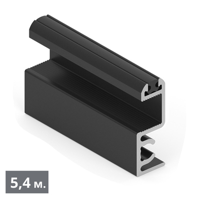 SLIMFINE Рамка верхняя узкая (5,40 м) черный матовый (RAL) (AF0697) Aristo (Акция)