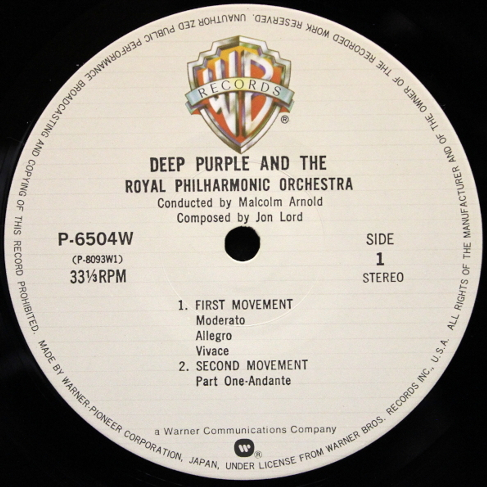 Deep Purple / Concerto For Group And Orchestra (LP)