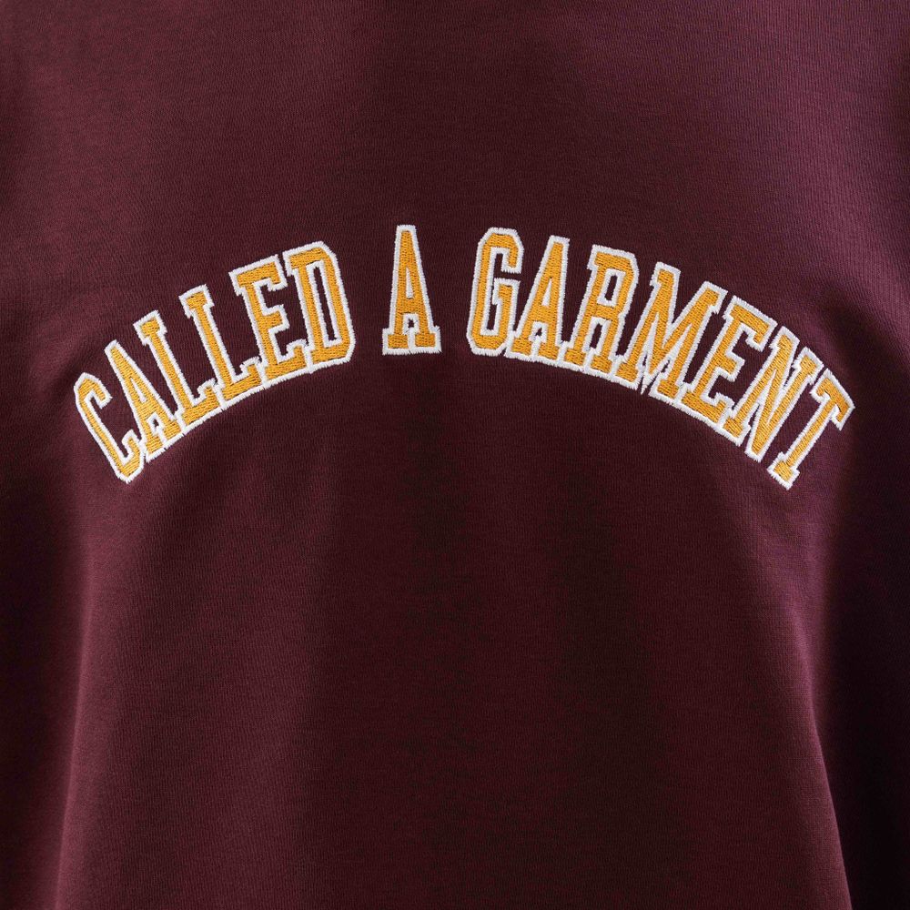 Толстовка Called a Garment College вишневая