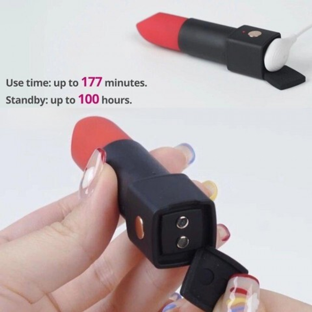 Мини-вибратор в форме губной помады Exomoon от Lovense