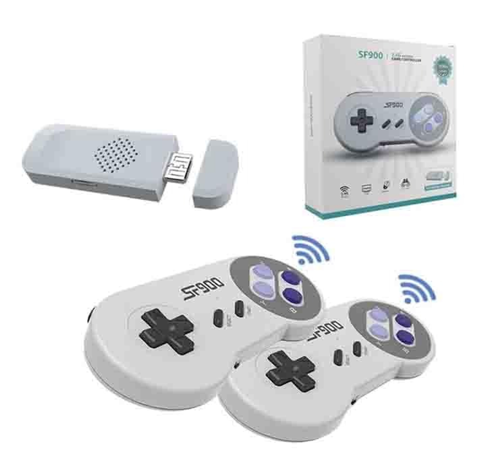 Игровая приставка SF900 HDMI 16 bit с бесроводными геймпадами (1500 игр)