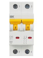 KARAT Автоматический выключатель ВА47-60M 2P C 40А 6кА IEK