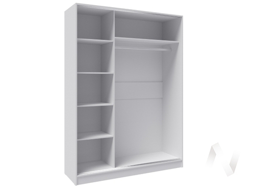 Шкаф-купе Стиль-2 1400 (белый/дуб крафт золотой)