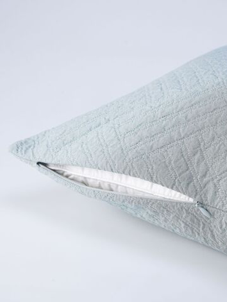Покрывало 260х280 и 2 декоративные подушки 45х45 Claire Batiste Tilt Greg бирюзовые