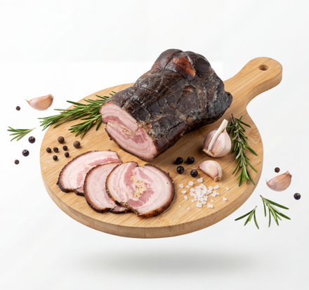 Сало копченое на дровах в/к