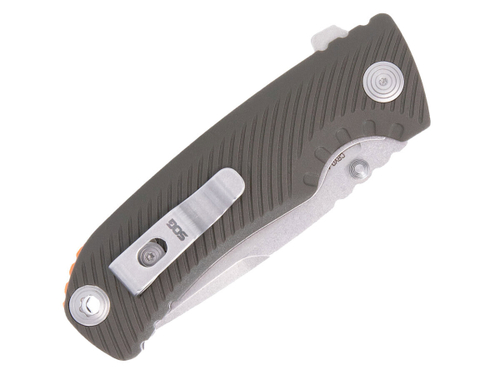 Нож складной SOG Tellus ATK Olive Drab+Blaze Orange,сталь Cryo 440C,блистер (SOG-11-06-01-43)