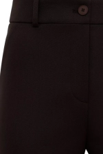 Расклешенные брюки с высокой посадкой, Коричневый