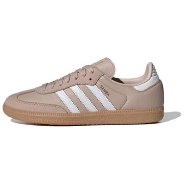 Кроссовки adidas originals SAMBA OG для скейтборда Низкие серо-коричневые женские