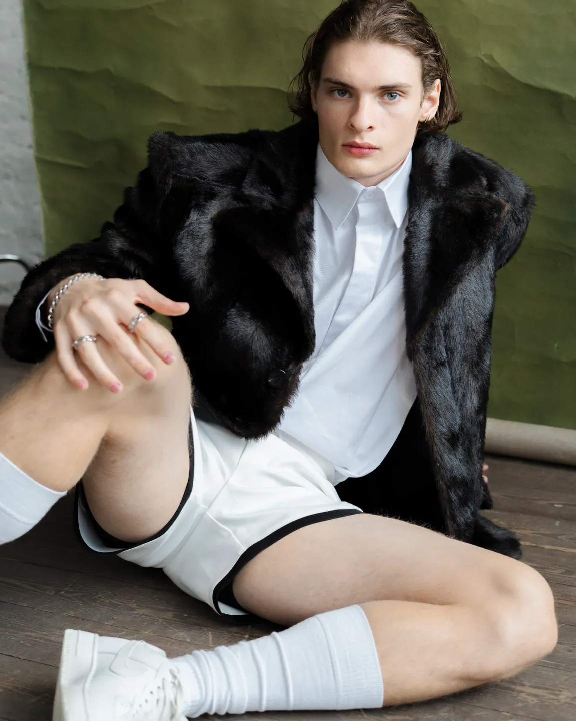 Меховой пиджак 