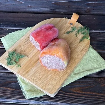 Фотография Перцы фаршированные cвинина-говядина/500 гр купить в магазине Афлора