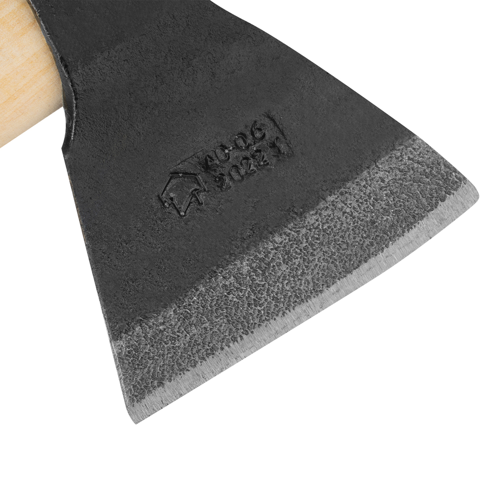 Топор кованый, в сборе, 680/980 г, деревянное топорище, 400 мм, А