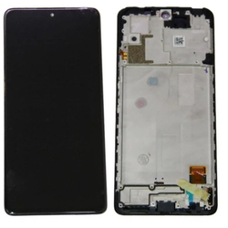 Дисплей для Xiaomi Redmi Note 10 Pro с тачскрином и рамкой Черный - OR (SP)