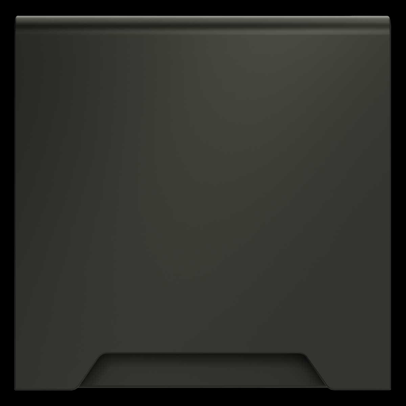 Накладка для розетки с заземлением защитными шторками и крышкой S70 (титан) Voltum VLS000806