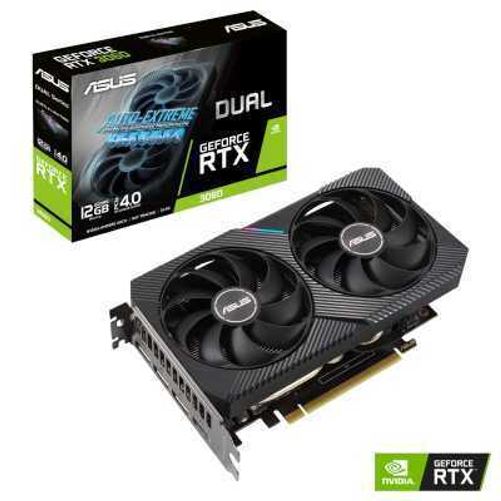 Видеокарта ASUS nVidia GeForce RTX 3060 12Gb DUAL-RTX3060-12G-V2