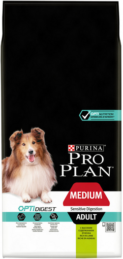 PRO PLAN для Собак с чувствительным пищеварением с Ягненком 14кг (цена за 1кг)