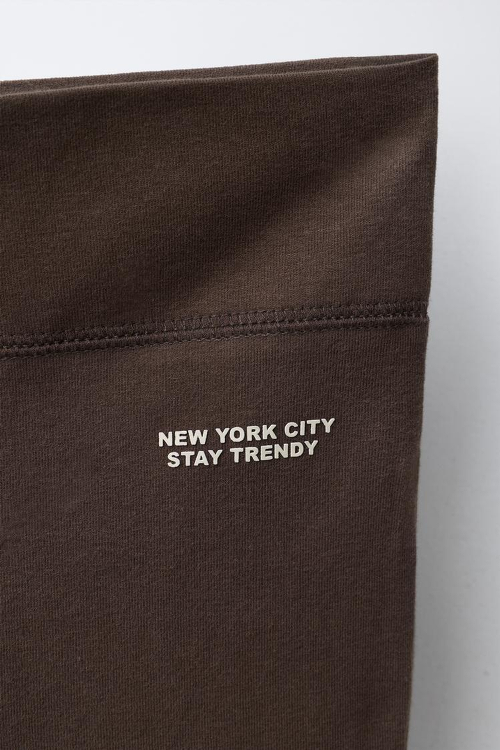 ZARA ЛЕГИНСЫ FLARE, КОРИЧНЕВЫЙ