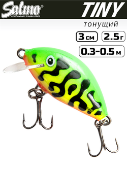 Воблер тонущий Salmo Tiny 3 см, цвет GT