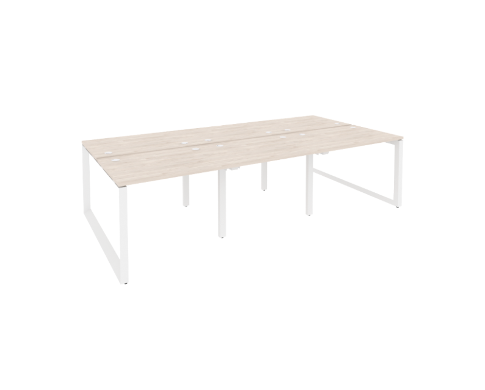 Рабочая станция на О-образном металлическом каркасе 6 мест 1635 Onix