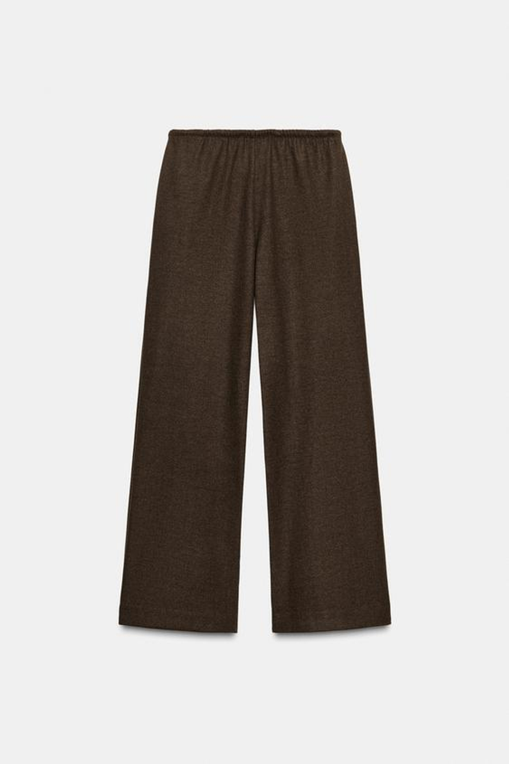 ZARA БРЮКИ ПАЛАЦЦО С ЗАВЯЗКАМИ, КОРИЧНЕВЫЙ