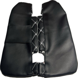 Чехлы на козырьки Лада Веста Vesta(белая нить Бабочка)