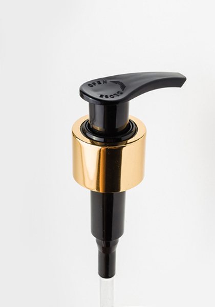 Дозатор черный с золотой юбкой 24/410
