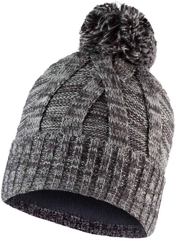 Шапка вязаная с флисом Buff Hat Knitted Polar Blein Grey Фото 1