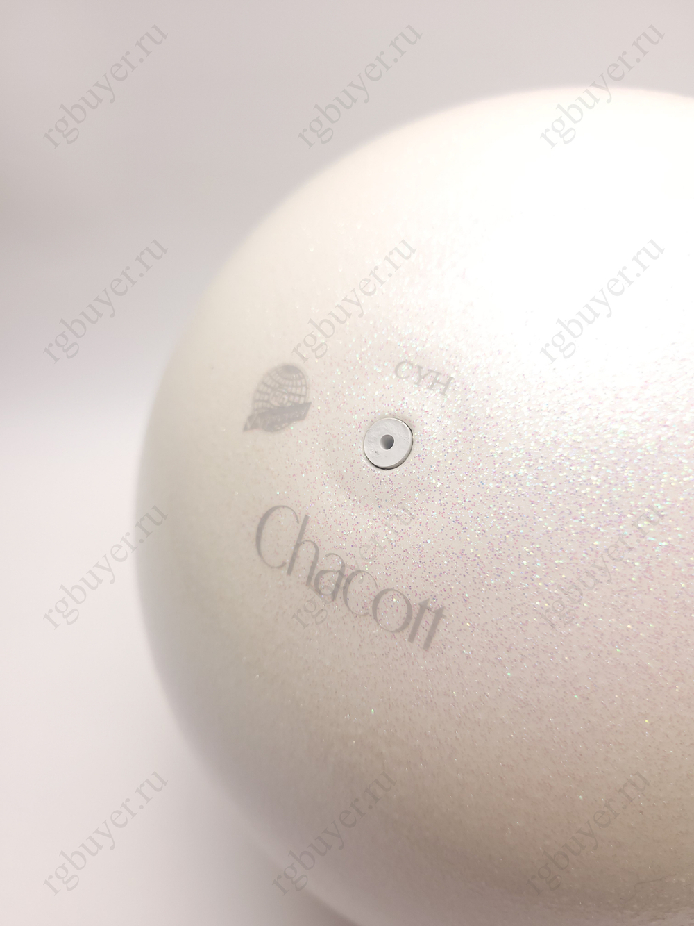 Мяч Chacott 18,5 см Сияющий 600.White