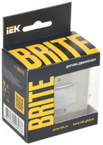 BRITE Датчик движения ДС10-1-БрШ шампань IEK