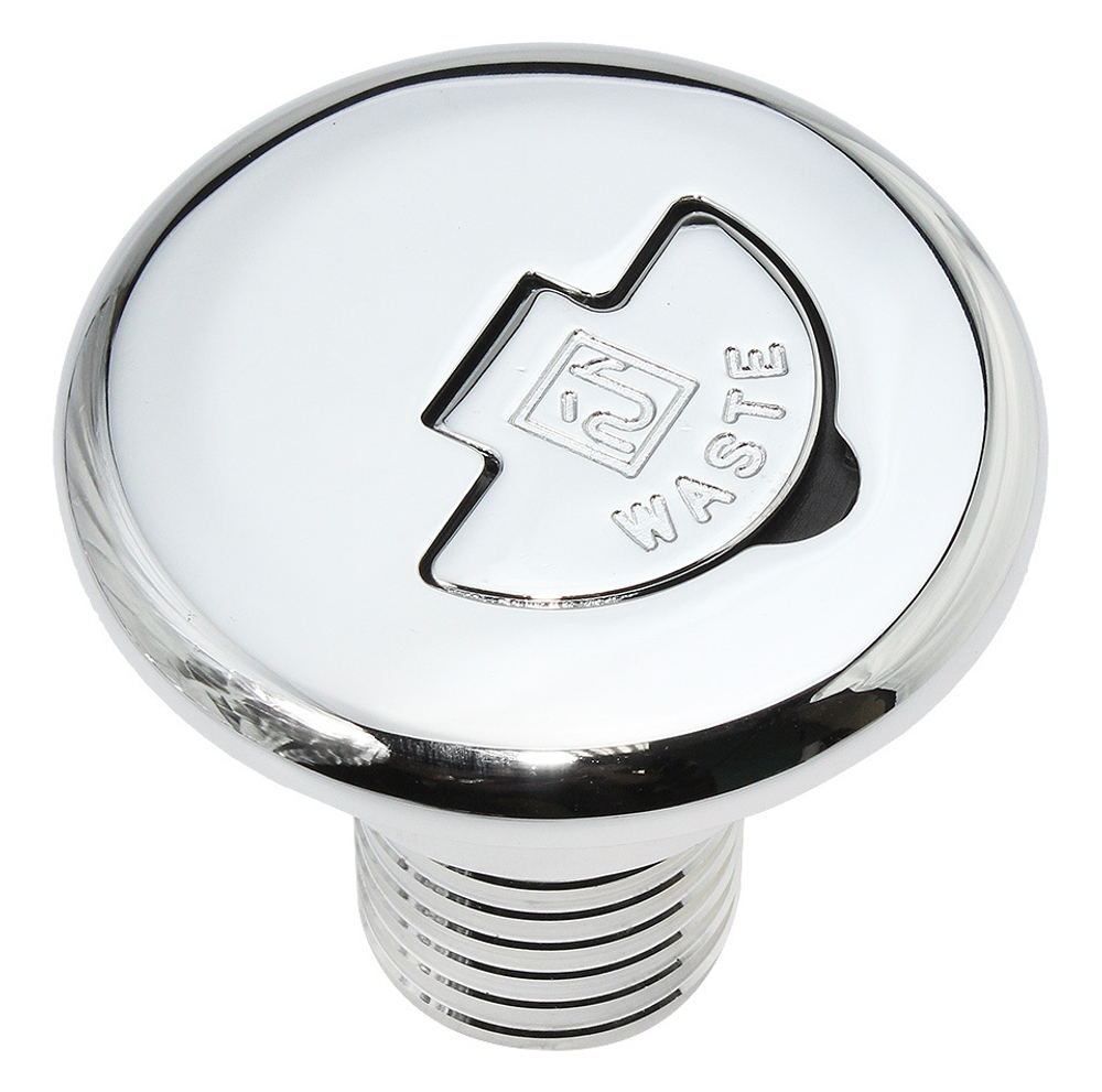 Палубная горловина с надписью Waste, под шланг 50 мм (10262350)