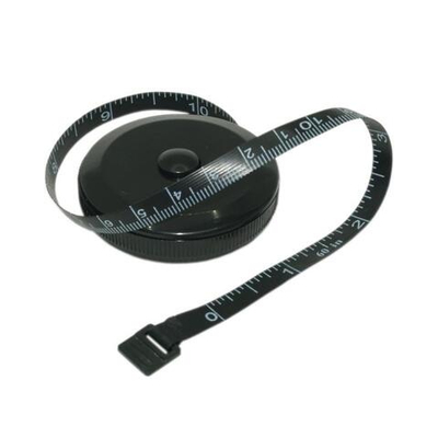 Сантиметровая лента-рулетка, длина 1,5 м, чёрный