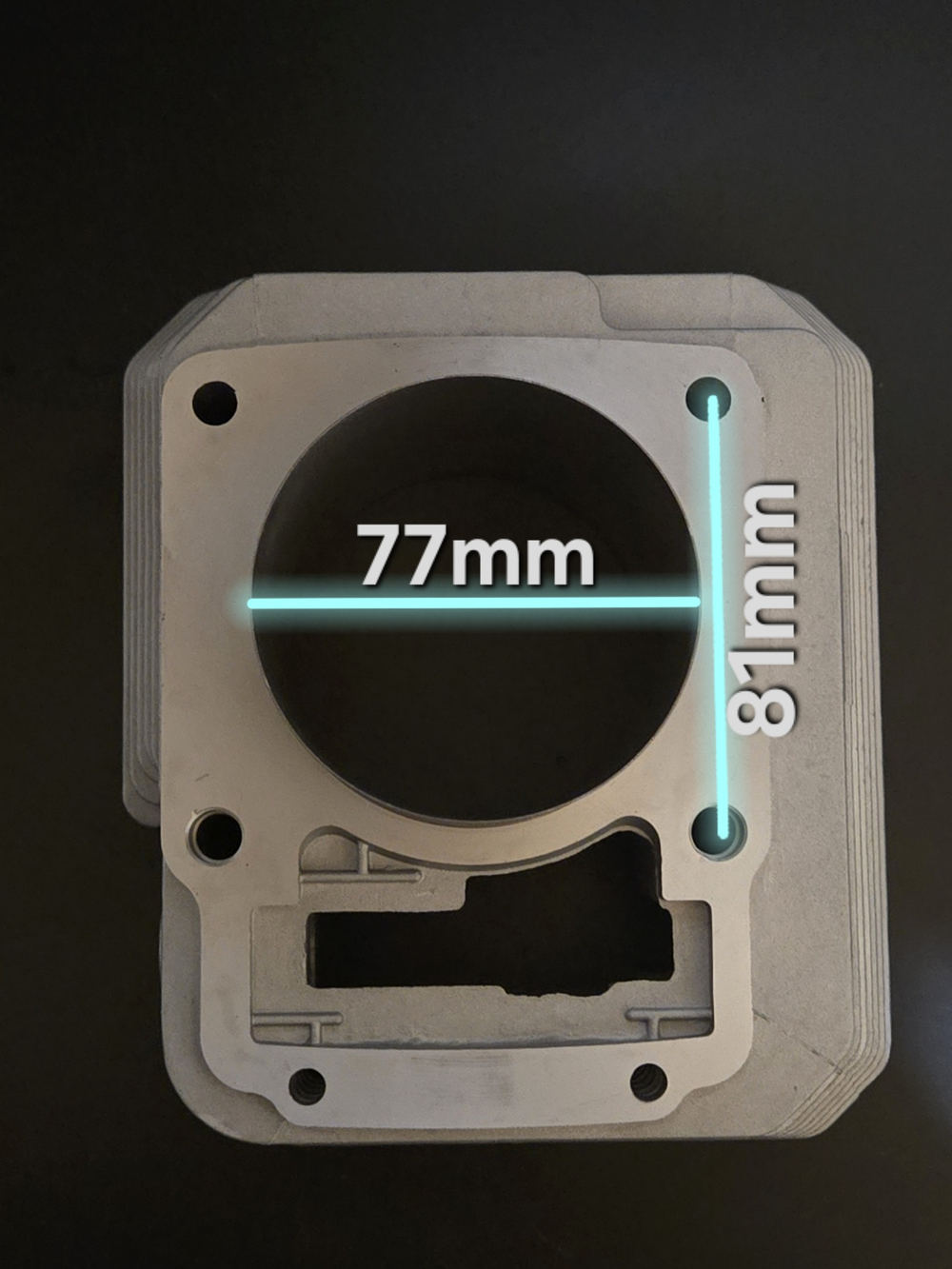 поршневая (цпг) 172FMM 300 кубов 2 клапана (77мм, тефлон)