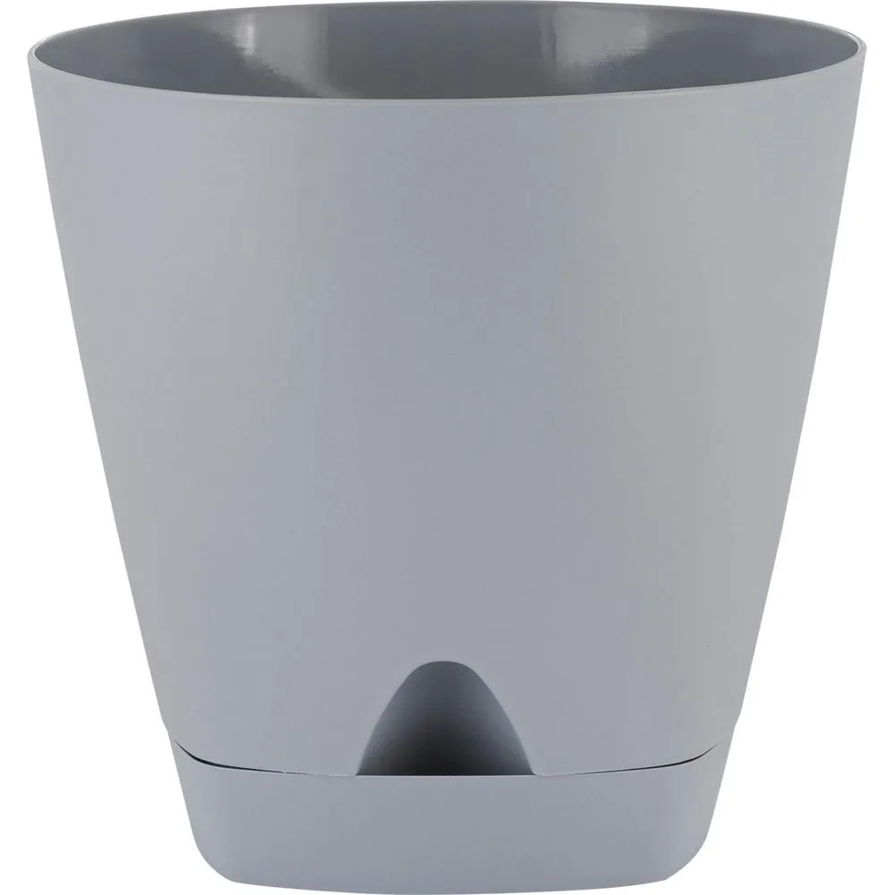 Горшок для цветов InGreen Amsterdam D110мм 0,65л с прикорневым поливом Утренний туман