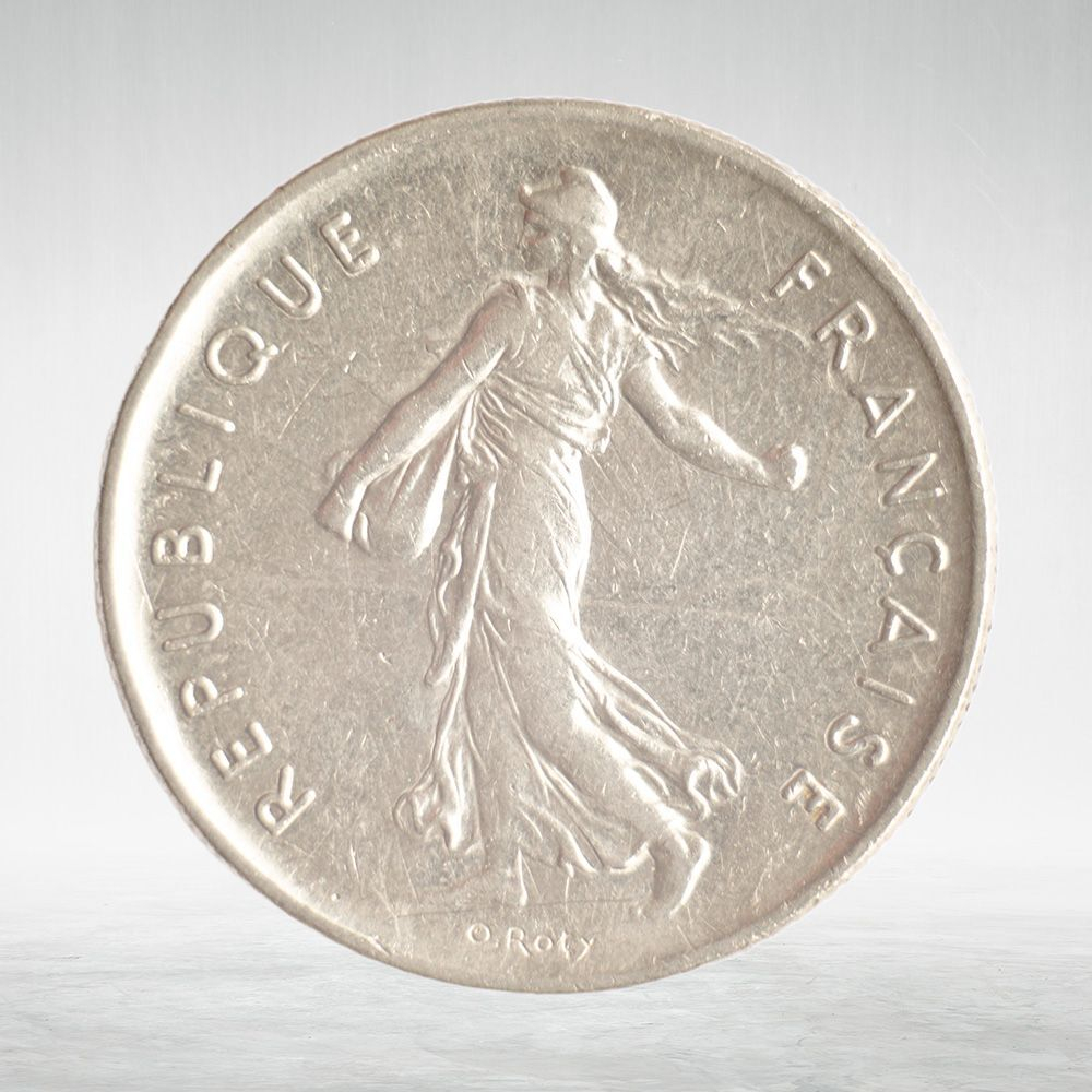 France, 5 Francs 1992 - Signature "O. Roty", VF