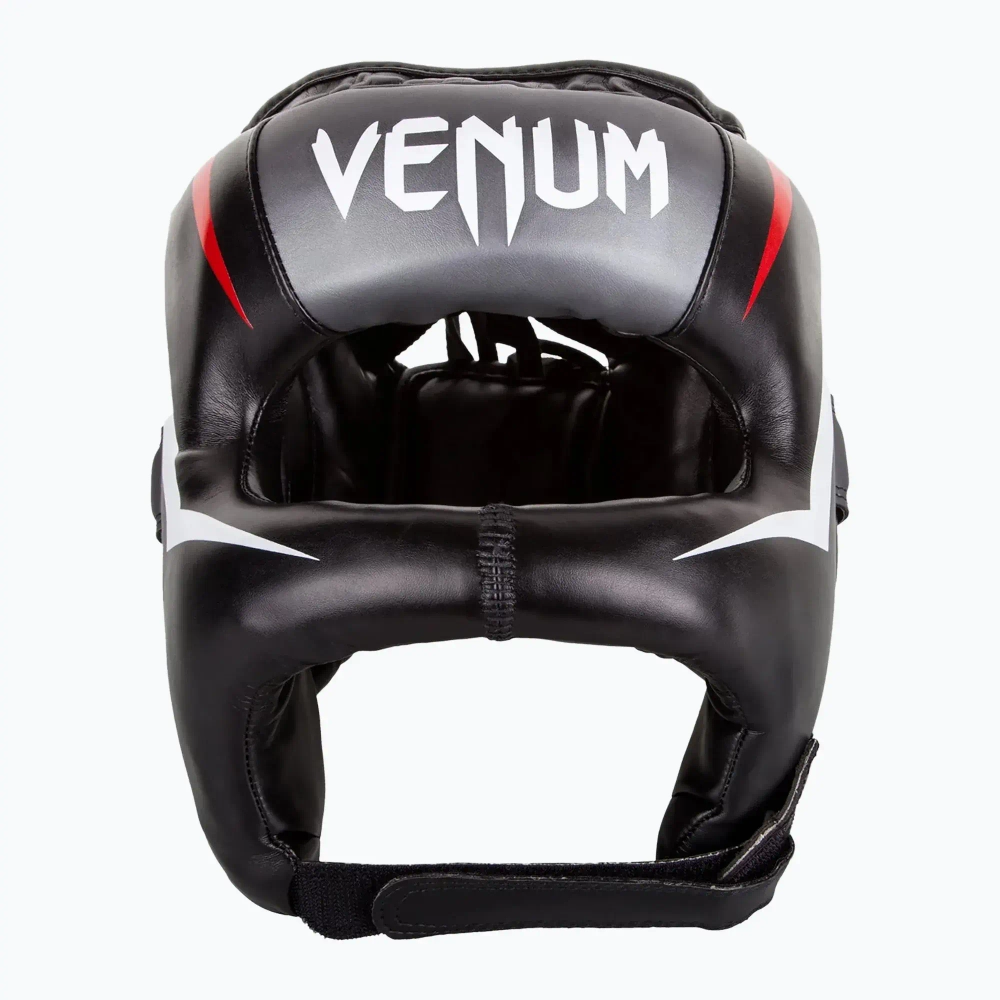 Боксёрский шлем Venum Elite Iron black/red