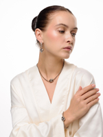 Браслет "Big knot" Silver