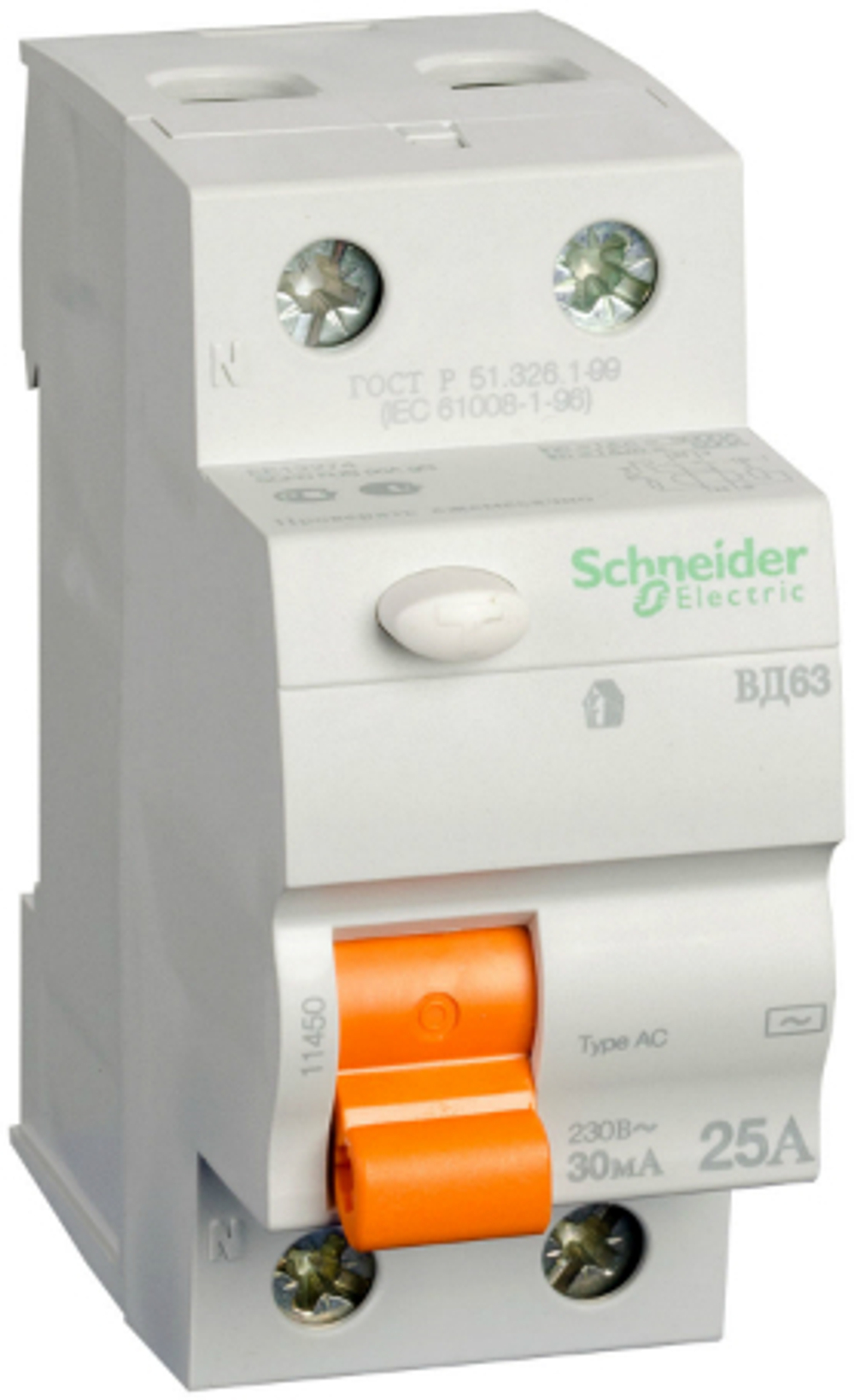 Выключатель дифференциального тока (ВДТ, УЗО)  Schneider Electric 11450