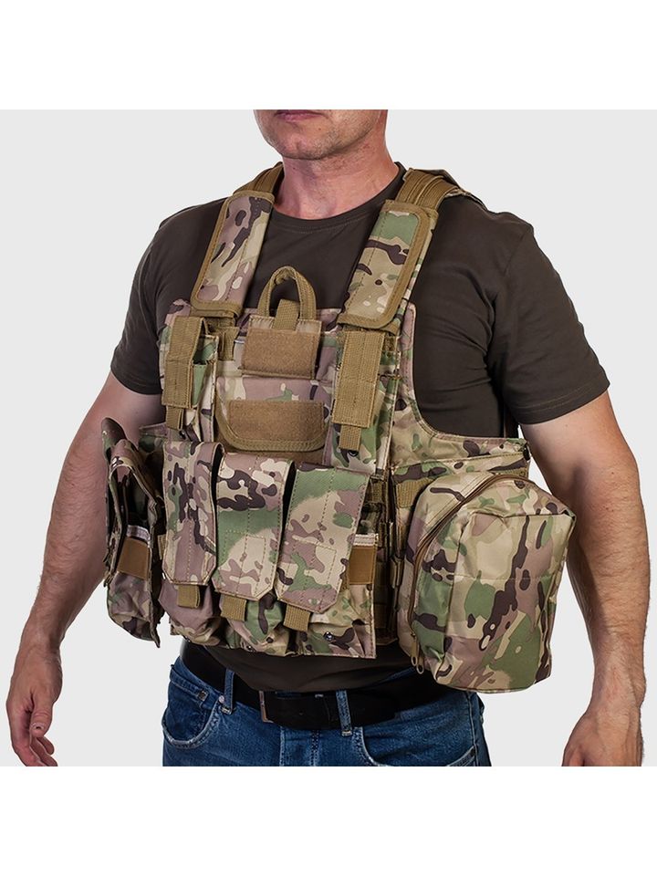 Жилет разгрузочный CIRAS армейский (мультикам)