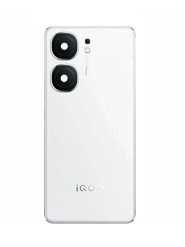 Задняя крышка для  Iqoo Neo 9S Pro Plus 5G белая (White) со стеклом камеры