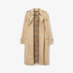 Длинный тренч Kensington Heritage с клетчатой подкладкой Burberry Check