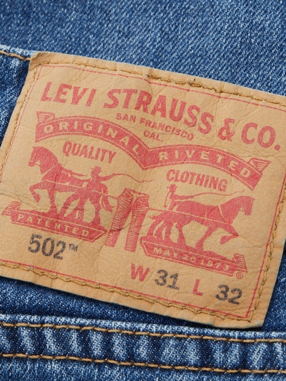 Мужские классические джинсы Levi's 502 Taper 29507-1367
