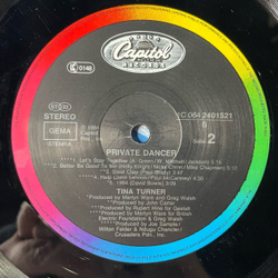 Винтажная виниловая пластинка LP Tina Turner Private Dancer (Germany 1984) I Might Have Been Queen