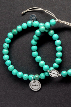 Браслет "Memo about Health" из малахита 6 мм