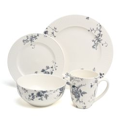 СТОЛОВЫЙ НАБОР LEFARD "BLUE GARDEN" НА 4 ПЕР. 16 ПР