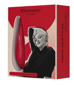Красный бесконтактный клиторальный стимулятор Womanizer Marilyn Monroe Special Edition