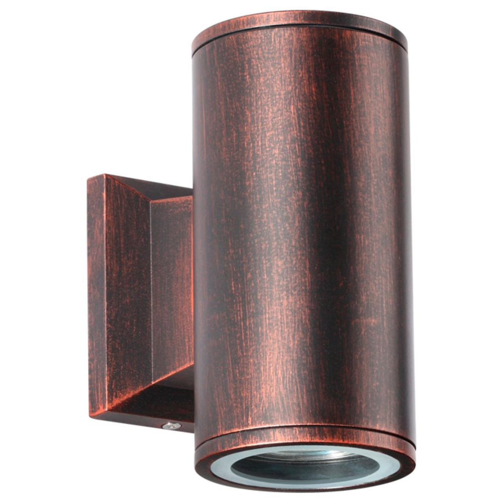 Уличный настенный светильник 370407 STREET NT18 180 коричневый IP54 GU10  2*50W 220-240V LANDSCAPE