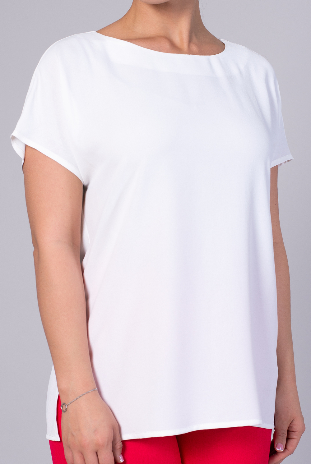 Блузка женская 3256зпа, молочный #28Мол093256зпа