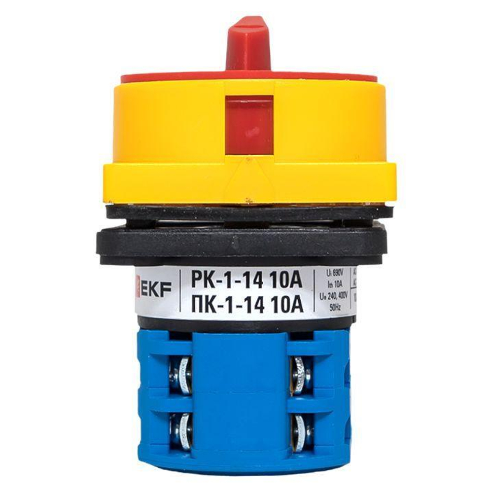 Переключатель кулачковый ПК-1-14 10А 4п "0-1" с блокировкой IP65 PROxima EKF pk-1-14-10-a65